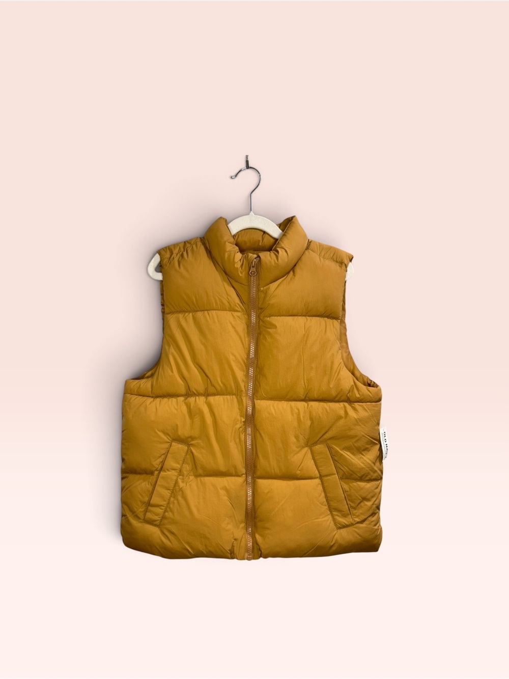 Old Navy Kids Mustard Puffer Vest in Golden Yellow